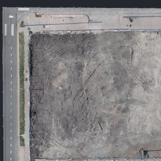 Construction site from above, Aug 11