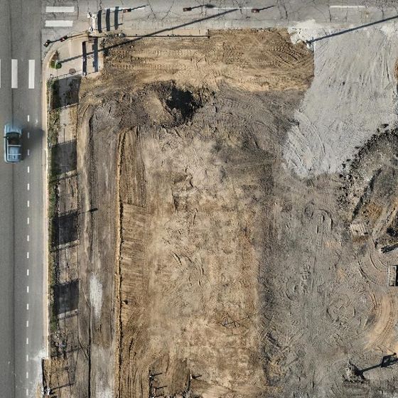 Construction site from above, Sep 8